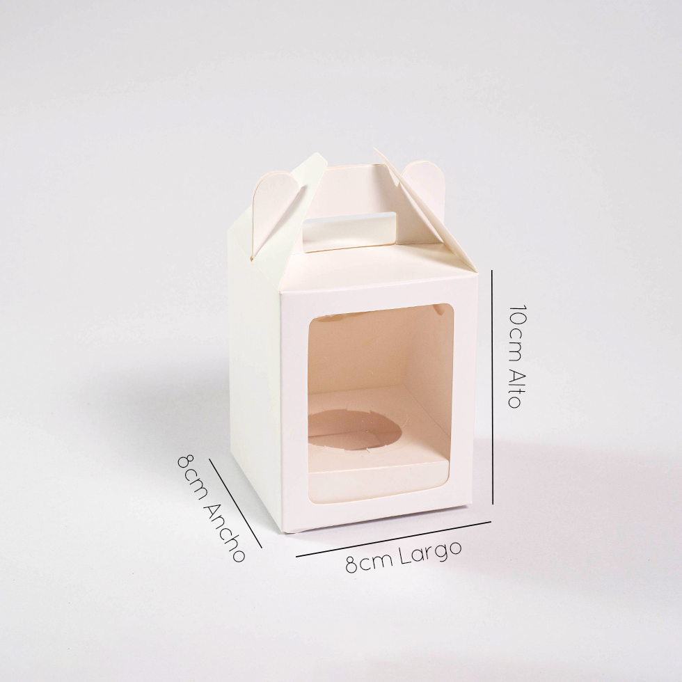Caja cupcake ventana