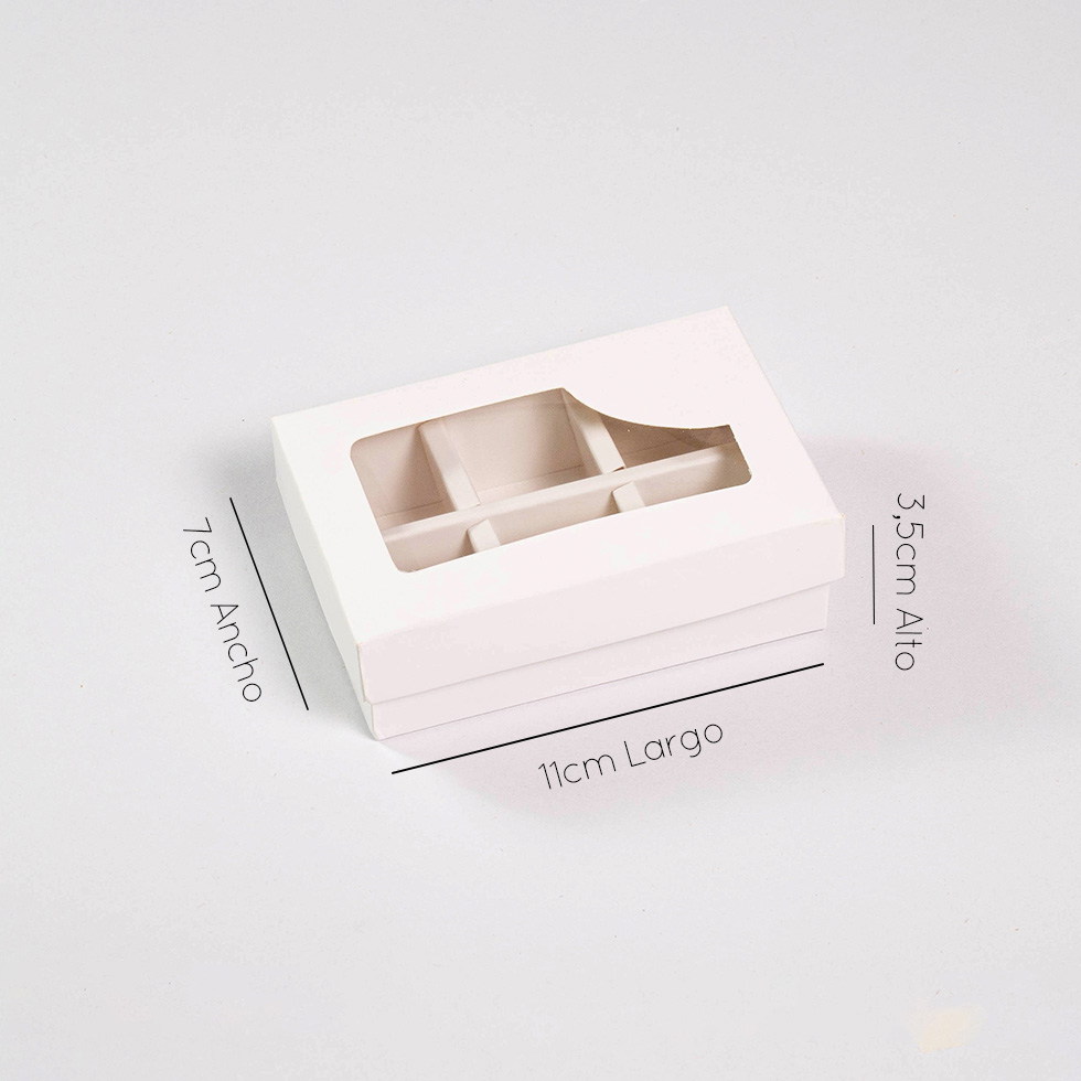 Caja trufa x6 ventana